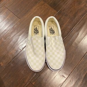 Vans Classic Checkerboard Slip on women’s 8